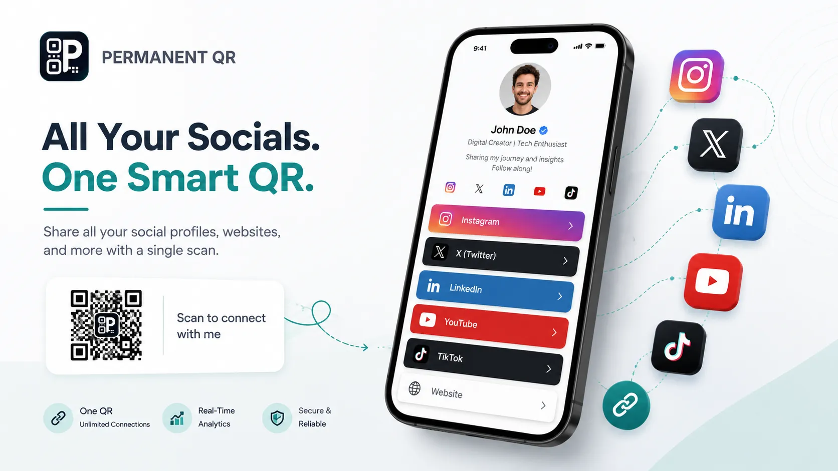 Social Media QR Code Generator