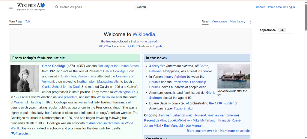 Wikipedia page example for Multi-Language QR Code language routing