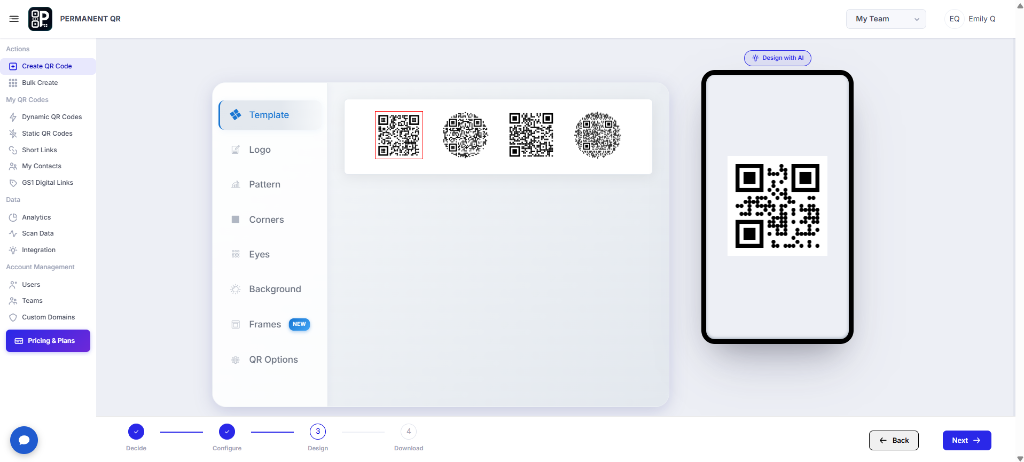 Customize Product Verification QR Code design