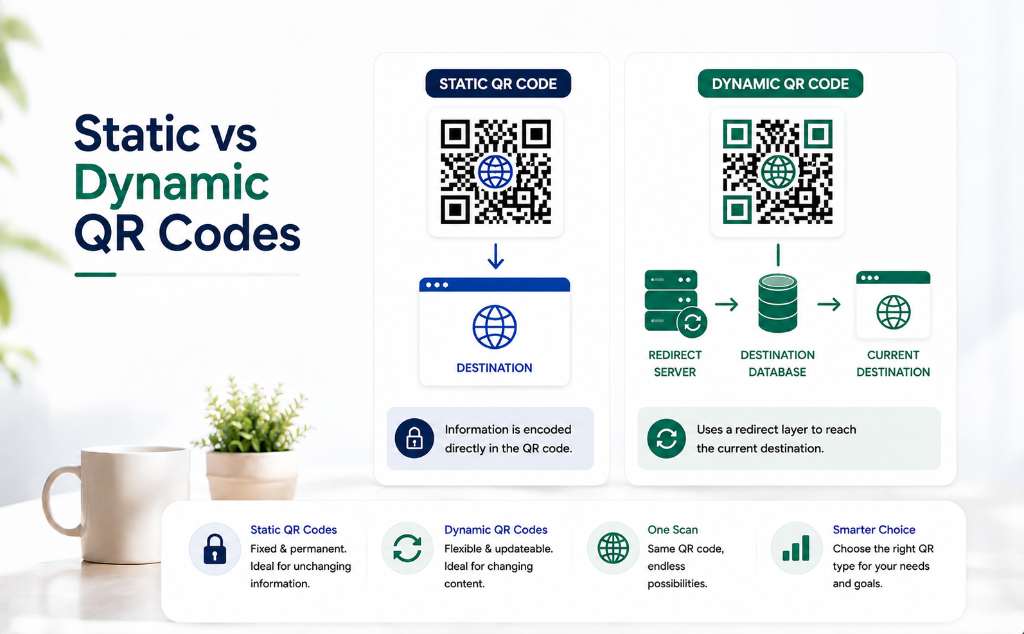 Static vs Dynamic QR Codes